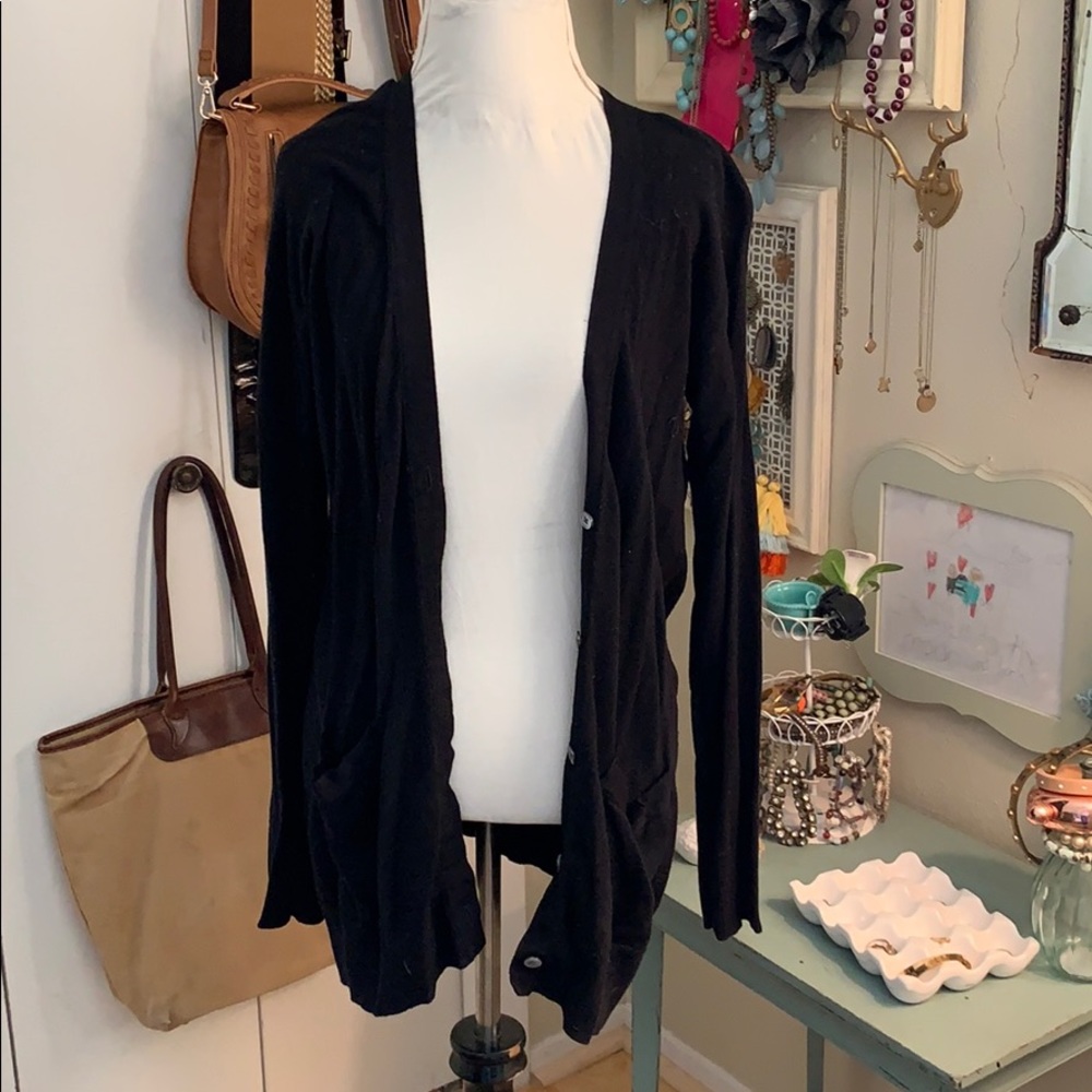 Gap Black Boyfriend Cardigan